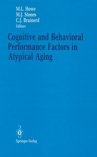 Produktbild: Cognitive and Behavioral Performance Factors in Atypical Aging