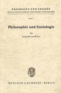 Produktbild: Philosophie und Soziologie.