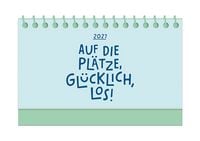 Produktbild: Mini-Kalender Colour Up 2027 Auf die Pl&auml;tze, gl&uuml;cklich, los!