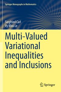 Produktbild: Multi-Valued Variational Inequalities and Inclusions