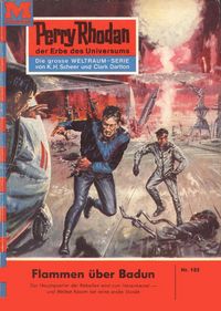 Produktbild: Perry Rhodan 185: Flammen &uuml;ber Badun