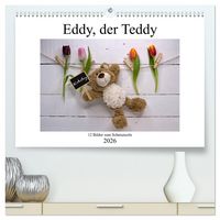 Produktbild: Eddy, der Teddy - 12 Bilder zum Schmunzeln (hochwertiger Premium Wandkalender 2026 DIN A2 quer), Kunstdruck in Hochglanz