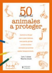 Produktbild: 50 dibujos de animales a proteger