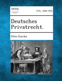 Produktbild: Deutsches Privatrecht.