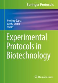 Produktbild: Experimental Protocols in Biotechnology