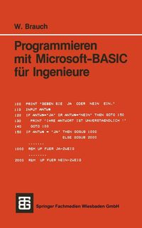 Produktbild: Programmieren mit Microsoft-BASIC f&uuml;r Ingenieure
