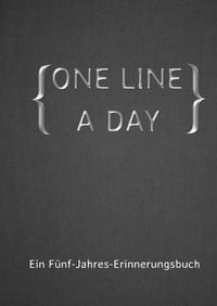 Produktbild: ONE LINE A DAY - Ein F&uuml;nf-Jahres-Erinnerungsbuch
