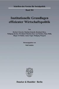 Produktbild: Institutionelle Grundlagen effizienter Wirtschaftspolitik.