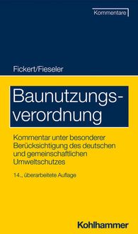 Produktbild: Baunutzungsverordnung