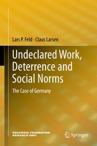 Produktbild: Undeclared Work, Deterrence and Social Norms
