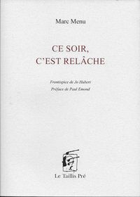 Produktbild: Ce soir c est relache