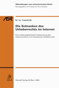 Produktbild: Die Schranken des Urheberrechts im Internet