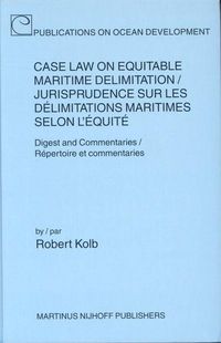 Produktbild: Case Law on Equitable Maritime Delimitation : Digest and Commentaries