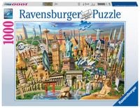 Bild vom Artikel Puzzle Ravensburger Sehenswürdigkeiten weltweit 1000 Teile vom Autor 