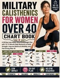 Produktbild: Military Calisthenics for Women Over 40 Chart Book