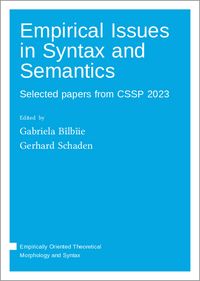 Produktbild: Empirical issues in syntax and semantics