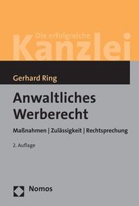 Produktbild: Anwaltliches Werberecht
