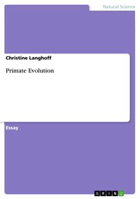 Produktbild: Primate Evolution