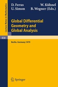 Produktbild: Global Differential Geometry and Global Analysis