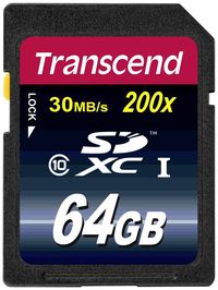 Bild vom Artikel Transcend Premium SDXC-Karte 64GB Class 10 vom Autor 