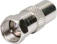 Produktbild: Schwaiger UEST9310531 F-Koax-Adapter Anschl&uuml;sse: F-Stecker, Koax-Stecker IEC 1St.