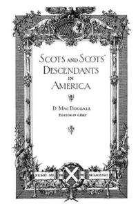 Produktbild: Scots and Scots' Descendants in America