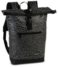 Produktbild: BENCH Rucksack hydro Rolltop, schwarz/taupe, 20 Liter