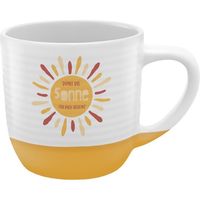 Produktbild: Tasse Rillen Motiv "Sonne"