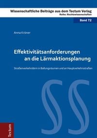 Produktbild: Effektivit&auml;tsanforderungen an die L&auml;rmaktionsplanung