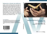 Produktbild: Religiosit&auml;t im Zeitalter der Aufkl&auml;rung