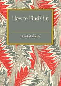 Produktbild: How to Find Out