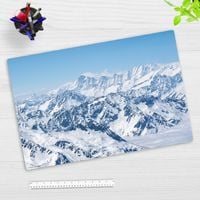 Produktbild: Cover-your-desk Schreibtischunterlage f&uuml;r Kinder Gebirgspanorama im Winter, aus hochwertigem Vinyl , 60 x 40 cm