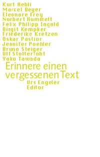 Produktbild: Erinnere einen vergessenen Text