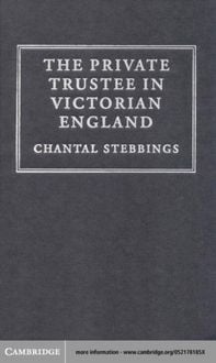 Produktbild: Private Trustee in Victorian England