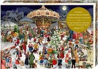 Produktbild: Puzzle-Adventskalender &ndash; Nostalgischer Weihnachtsmarkt