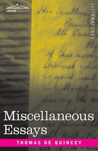 Produktbild: Miscellaneous Essays