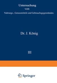 Produktbild: Untersuchung von Nahrungs-, Genussmitteln und Gebrauchsgegenst&auml;nden