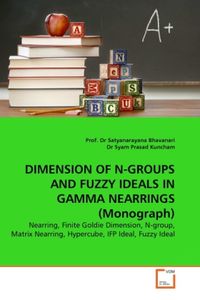 Produktbild: Bhavanari, P: Dimension Of N-Groups and Fuzzy Ideals in Gamm
