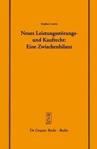 Produktbild: Neues Leistungsst&ouml;rungs- und Kaufrecht