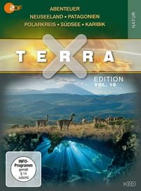 Terra X - Edition Vol. 10: Abenteuer Neuseeland / Patagonien / Polarkreis / Südsee / Karibik inl. Bonusmaterial [3 DVDs] Dietmar Wunder