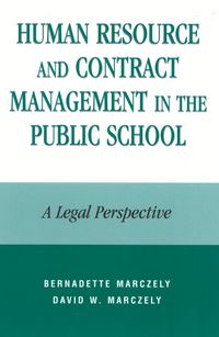 Produktbild: Human Resource and Contract Management in the Public School