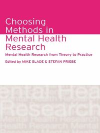 Produktbild: Choosing Methods in Mental Health Research