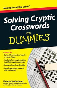 Produktbild: Sutherland, D: Solving Cryptic Crosswords For Dummies