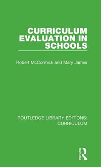 Produktbild: Curriculum Evaluation in Schools