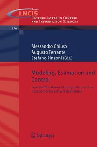 Produktbild: Modeling, Estimation and Control