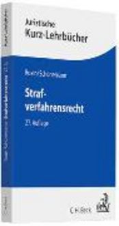 Produktbild: Strafverfahrensrecht