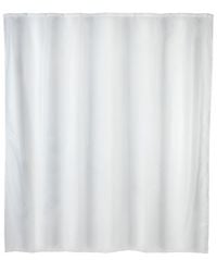 Produktbild: Duschvorhang Uni Wei&szlig; 180 x 200 cm, Textil (Polyester), 180 x 200 cm, waschbar