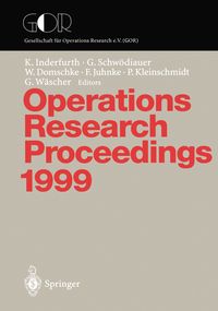 Bild vom Artikel Operations Research Proceedings 1999 vom Autor Karl Inderfurth