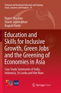 Produktbild: Education and Skills for Inclusive Growth, Green Jobs and the Greening of Economies in Asia