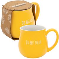 Produktbild: GRUSS & CO Tasse bauchig graviert "Du bist toll"